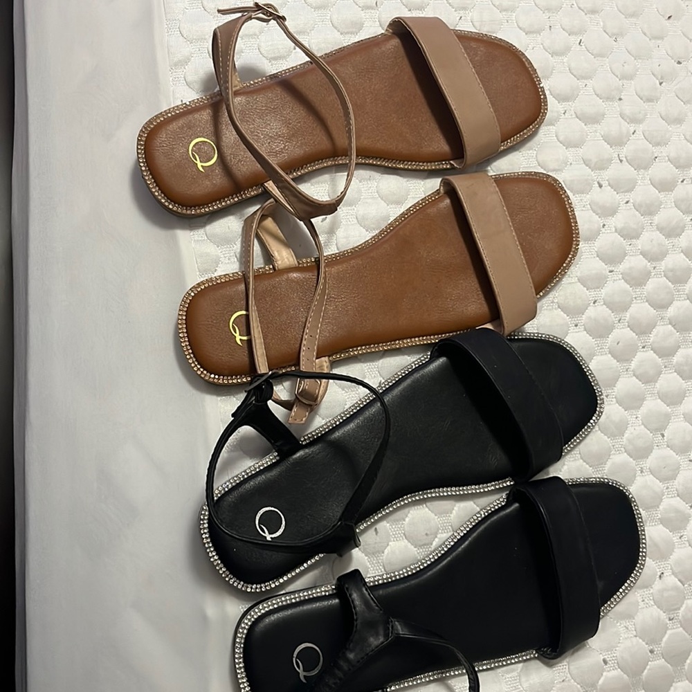 Two pairs of sandals